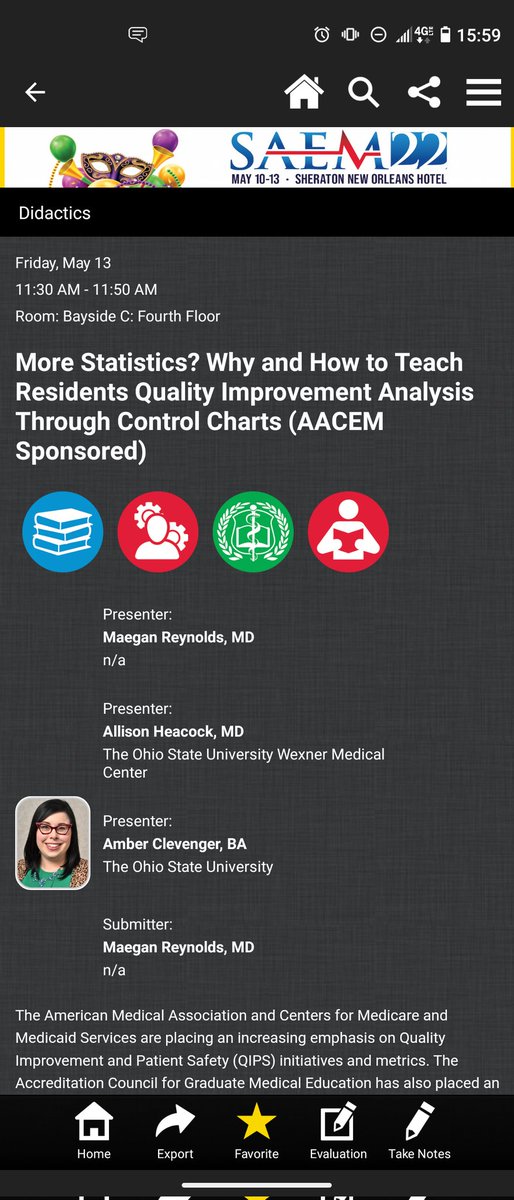 Such a great opportunity presenting at #SAEM22. Thanks to my co-presenters!