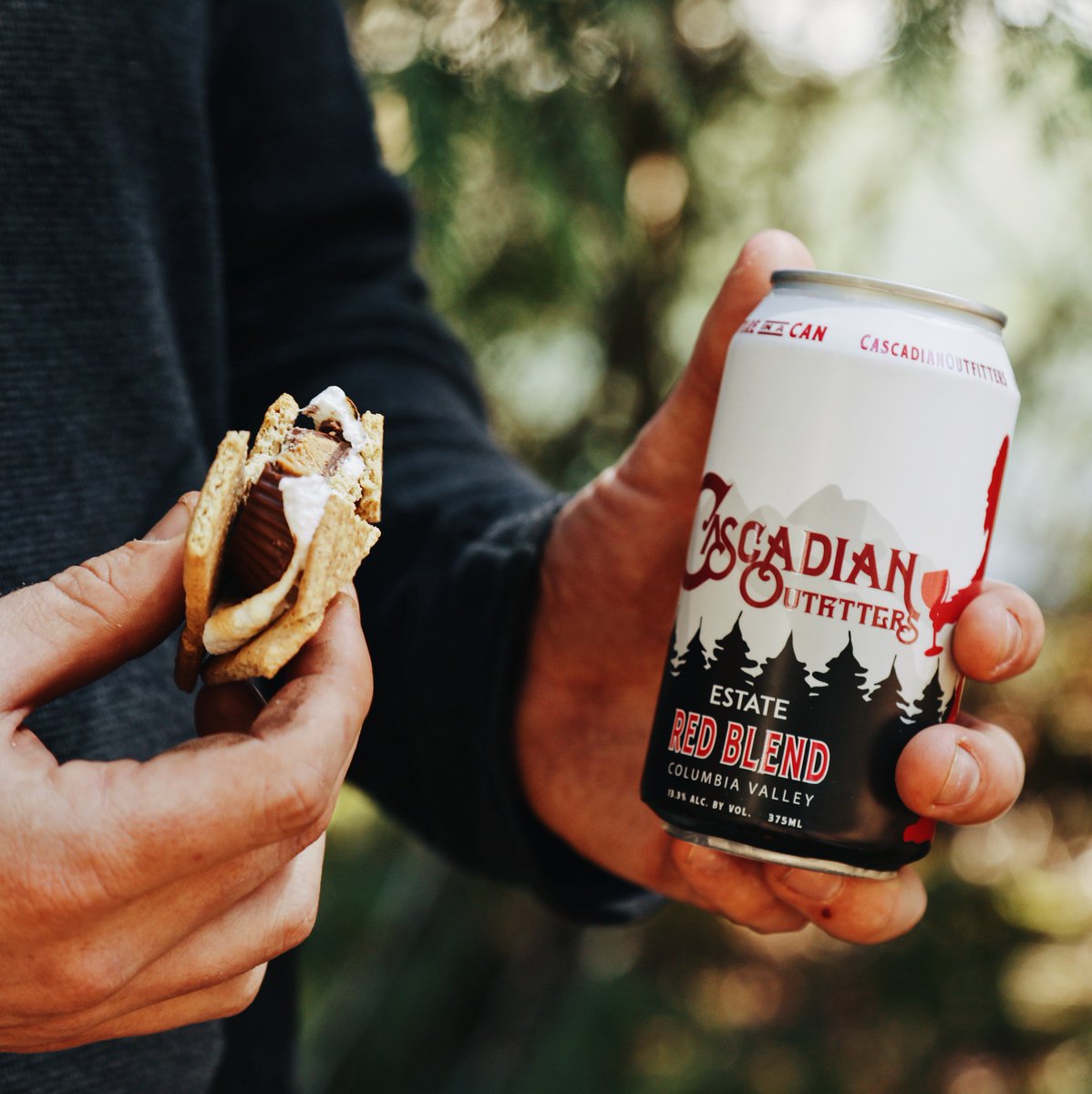 CascadianWine's tweet photo. YES. Just yes. 🔥 
#Smores  #SmoreOfWhat #RedBlend #RedRedWine #MountainSnacks #Camping #Bonfire #TheBestoftheBest https://t.co/lgmwj7mp43
