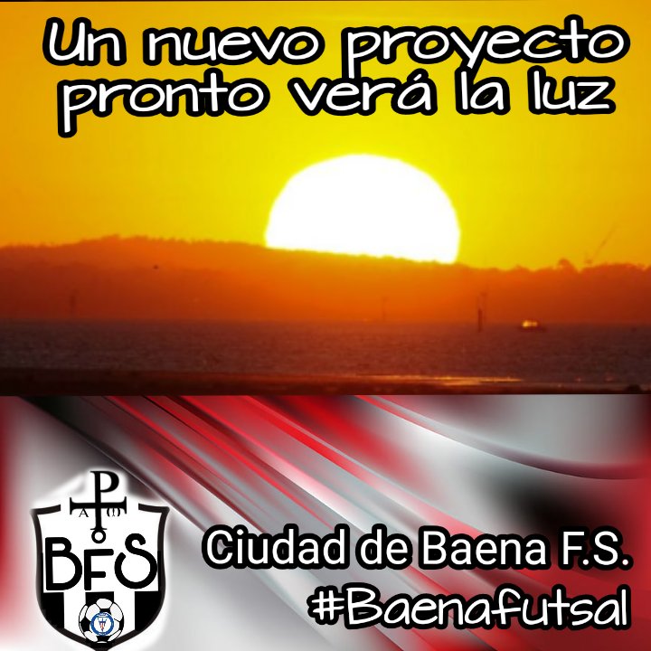 Porque es nuestra pasión...
Porque es vuestra pasión...
Porque Baena es futbol sala...
Vamos...!!! ⚪🔴⚪🔴💪⚽
Contamos contigo.

#baenafutsal
#ciudaddebaena