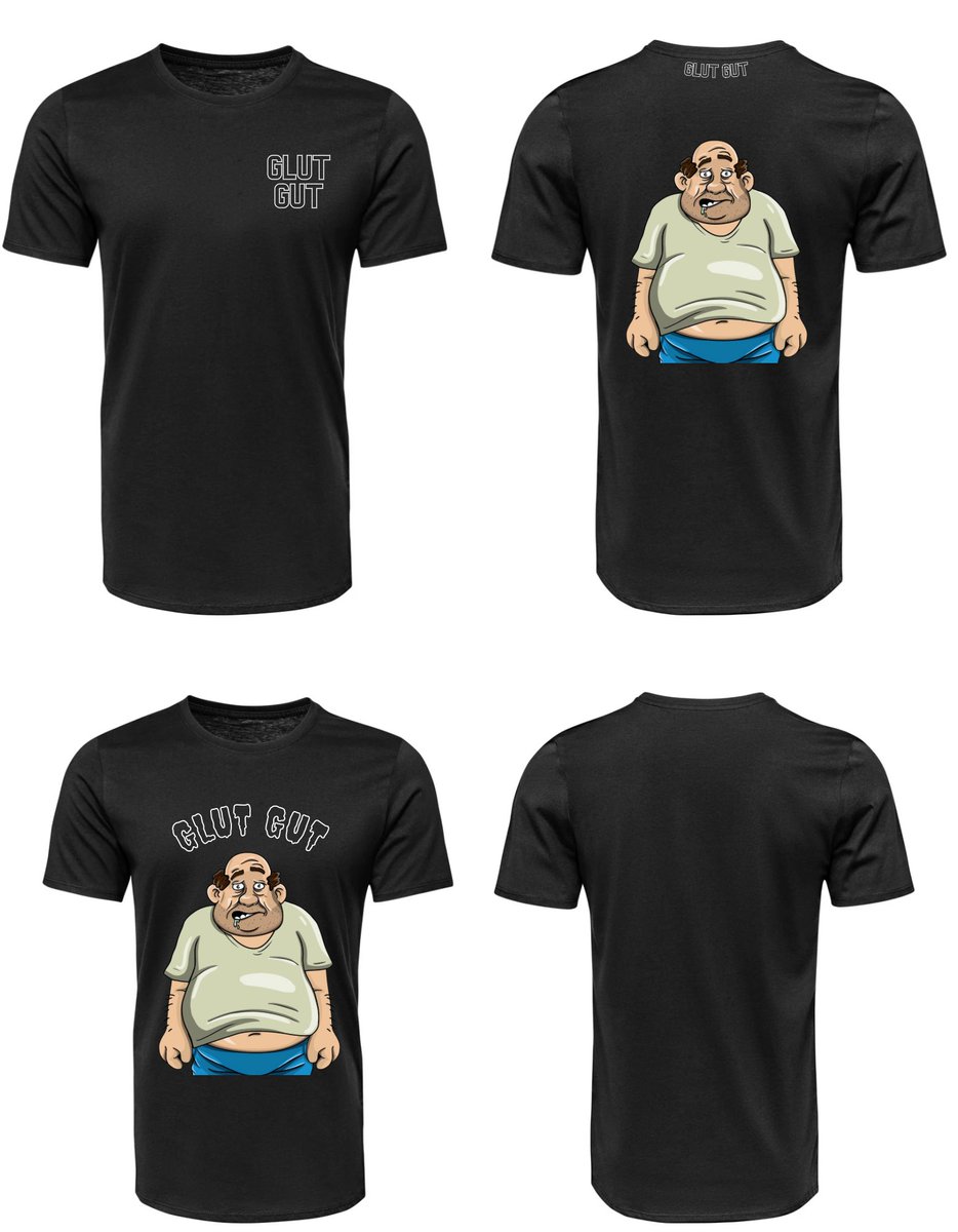 glut_gut's tweet photo. Working on some merch ideas. What do you guys think? #Giveaway #community #NFTs #nftart https://t.co/xCfLPrL7Jq