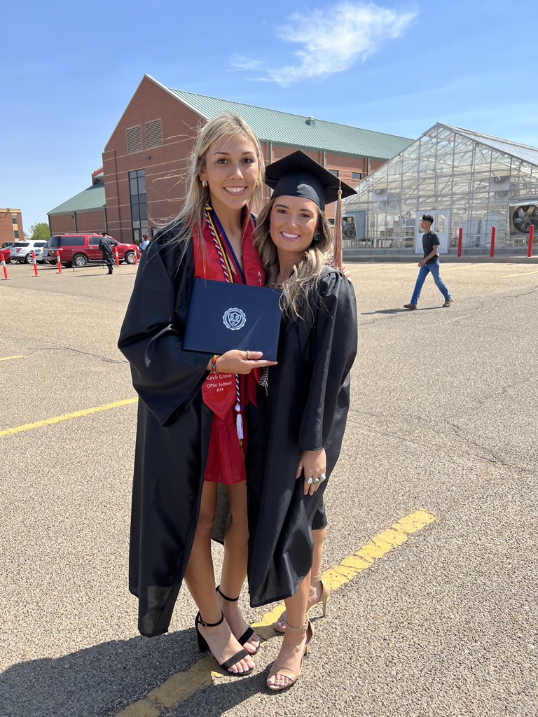 OPSUSoftball's tweet photo. Congratulations to our three graduating seniors! Good luck on your future endeavors! #OnceAnAggieWaysAnAggie https://t.co/U12anA8Clm