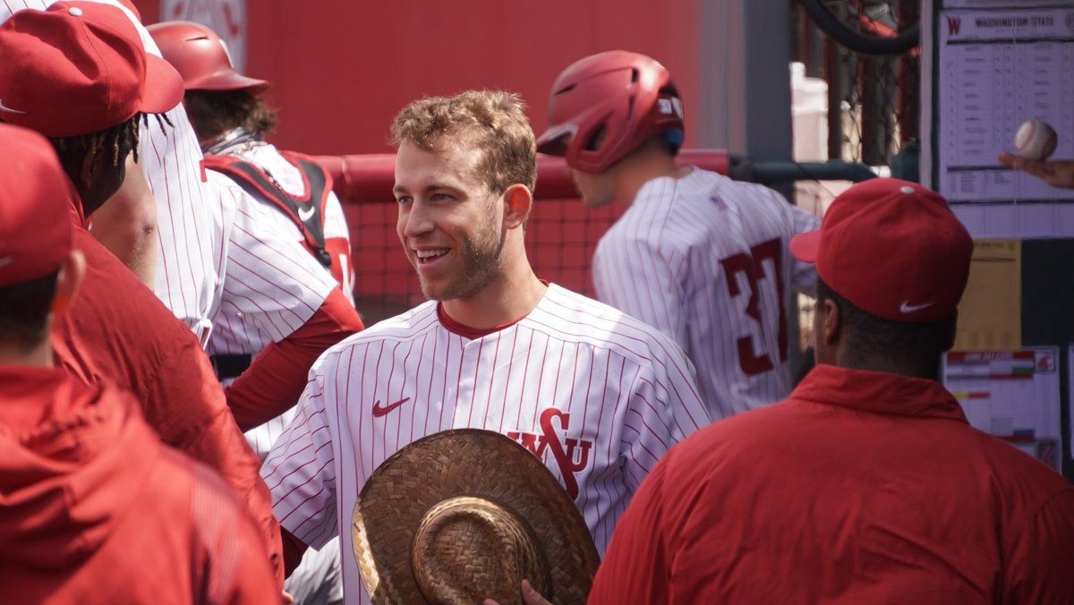 SpokesmanClark's tweet photo. #WSU baseball has won 9 of its last 10 games ahead of a crucial Pac series against No. 15 #UCLA, which begins at 7 tonight in LA.
Steady senior Jack Smith and scorching junior Jacob McKeon are setting the pace for a resurgent Coug lineup.
https://t.co/UkWndn44VC https://t.co/jIjY3eokEH