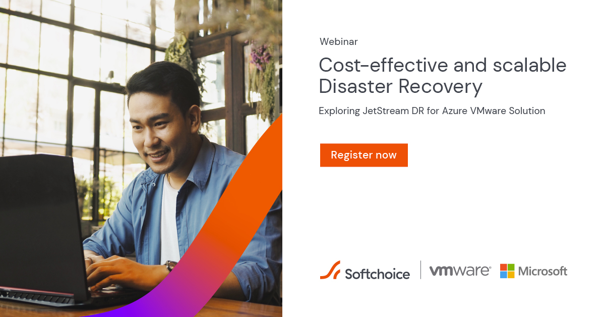 JetStream Disaster Recovery (DR) is a cloud-native recovery solution designed to reduce downtime of virtual machines in the event of a disaster. Learn how to create and implement a DR plan in our webinar on May 18 at 2 pm ET. Reserve your spot. ➡️ bit.ly/3sWwVtR