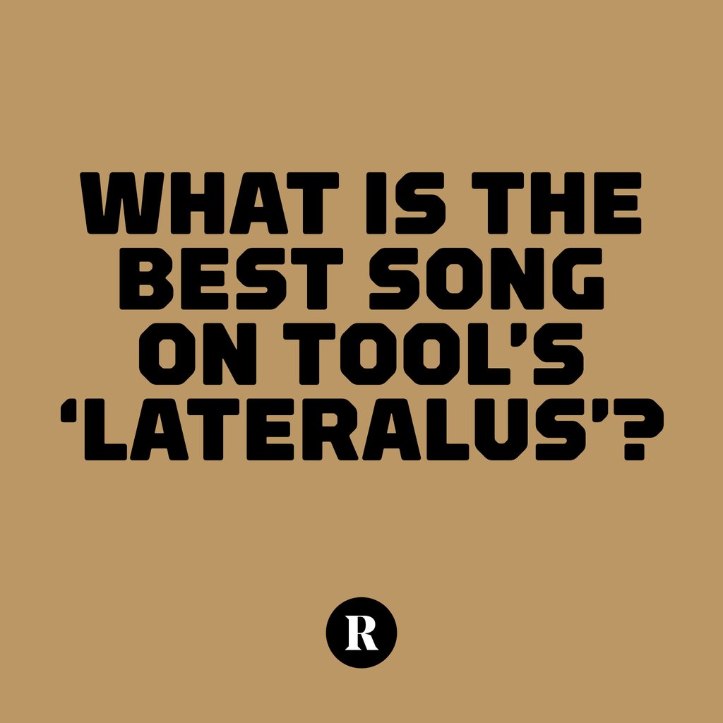Revolvermag's tweet photo. With TOOL's 'Lateralus' turning 21 over the weekend, we ask you this. Tell us what you think and we'll tabulate the results next week. https://t.co/ll1Ww2hiCh