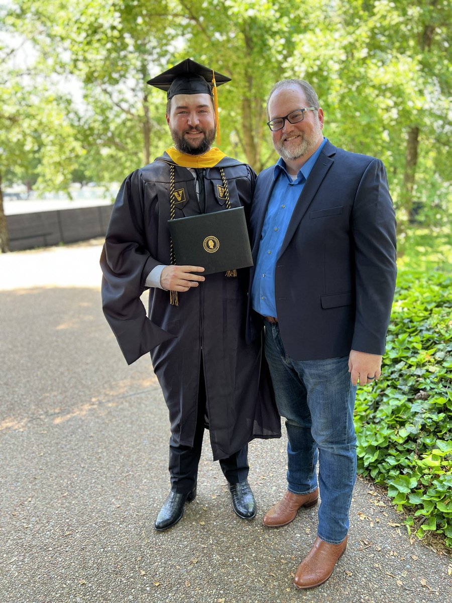 Beyond proud of my Vanderbilt Man, <a href="/Bryce_Bailey78/">Bryce Bailey</a>. His hard work has yielded his second degree, Master of Science in Finance from the Owen School of Management. Next month he begins work for Vanderbilt’s Office of Investment! ⚓️⬇️