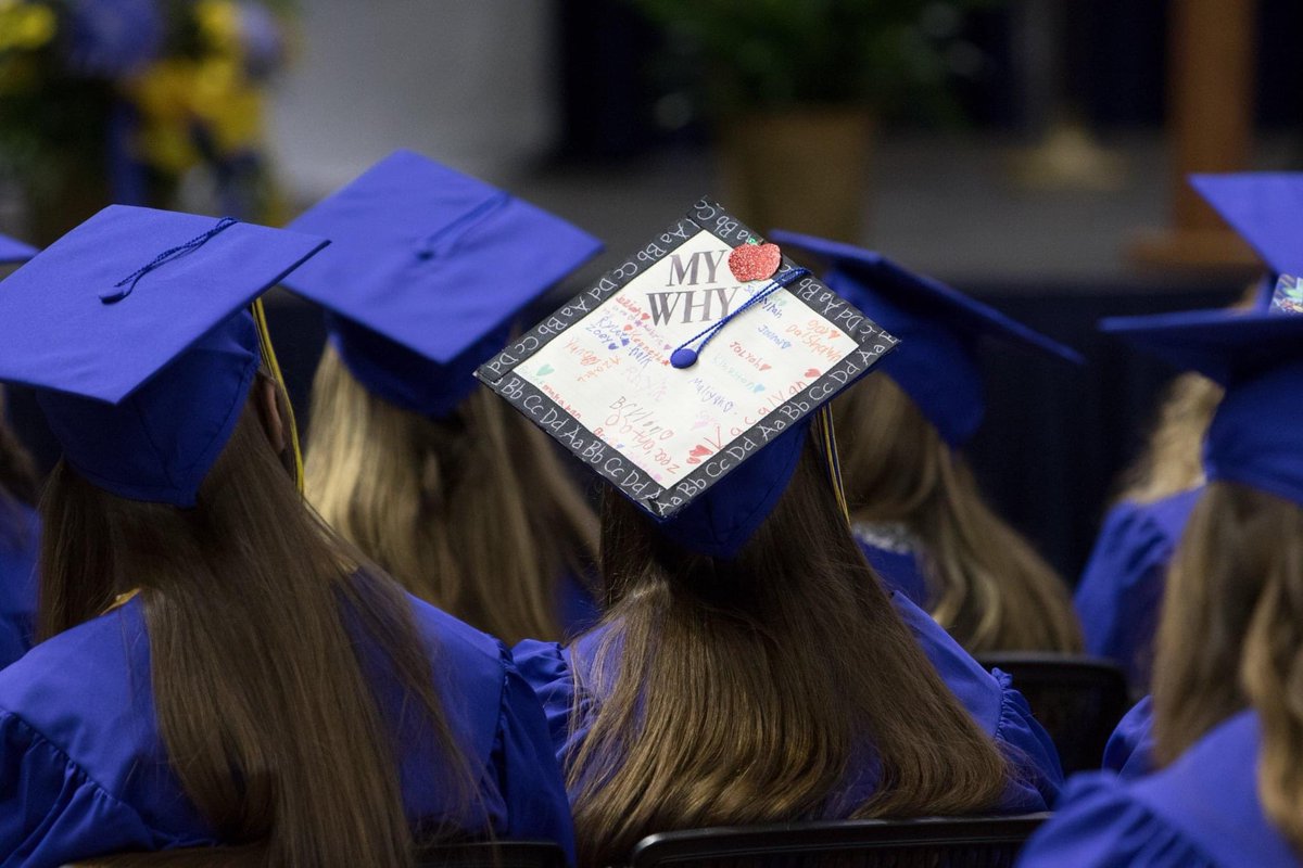 McNeeseBCOE's tweet photo. We LOVE this graduation cap! 😍💙 https://t.co/zreGaGKbqI