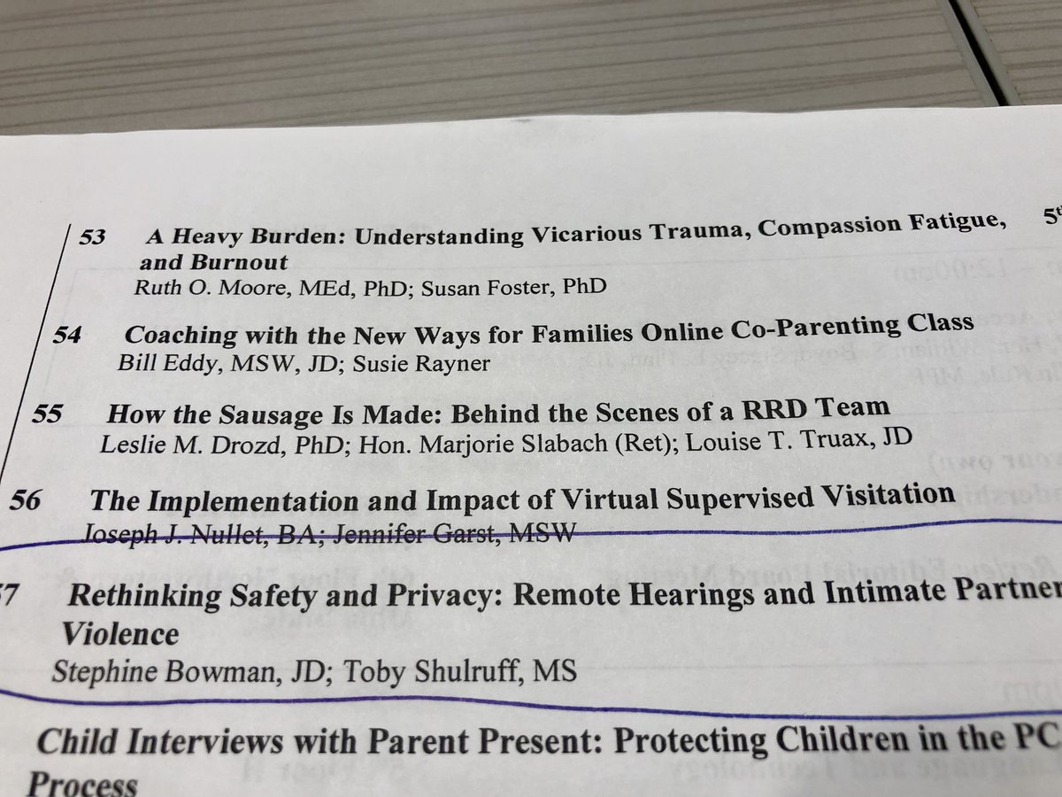 NCJFCJ's tweet photo. Kudos to Stephine Bowman, #NCJFCJ program attorney for her informative @AFCCtweets session - Rethinking Safety and Privacy: #RemoteHearings and #IntimatePartnerViolence. #AFCC59 https://t.co/FBhOrmpnfU