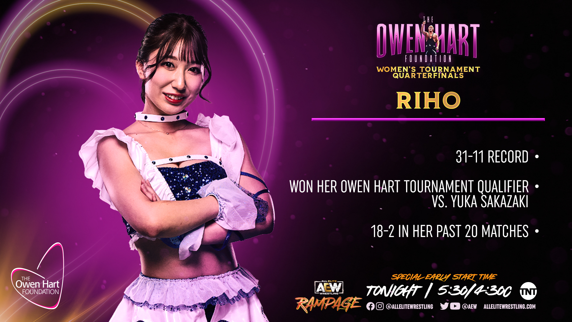 All Elite Wrestling on Twitter: "The #OwenHart Foundation Tournament