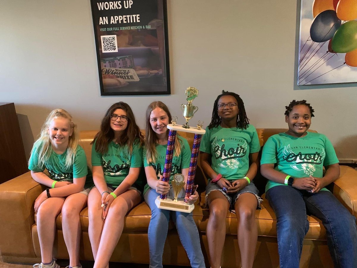 MrsPattonsMusic's tweet photo. I’m so proud of the Degan Choir for earning the highest possible rating, SUPERIOR, at Pride of Texas Music Festival! #wearedegan https://t.co/qpRkR2aWSR