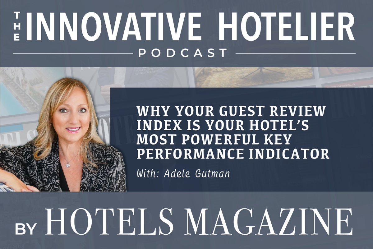 HOTELSmagazine's tweet photo. HOTELS is excited to announce the launch of our new Innovative Hotelier podcast series. 

In this episode, HOTELS' host Robin Trimingham chats with Adele Gutman, renowned hospitality, culture and guest experience consultant. 

🔗: https://t.co/sWk2AourL0 https://t.co/iuhAeUoGcy