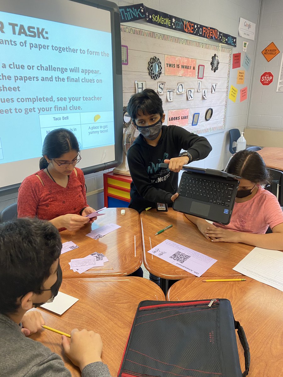 WSedler's tweet photo. Using Reverse Frayer Models to break the code, count the words in a silly @GoNoodle, and save 6th grade social studies classes @WWMSEdison from Reconstruction!  #GoChallengers @ChristyYascko @spag125 https://t.co/hcX1SwSEKh