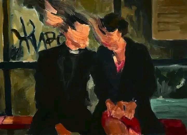 - i love you
- it will pass 

(fleabag, oil on paper, 2020)