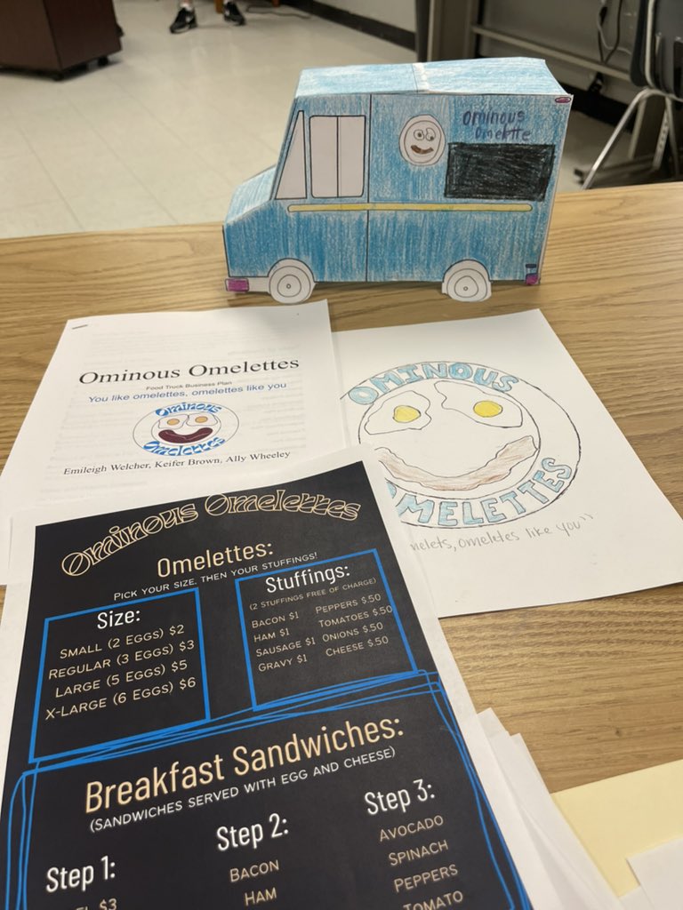 HMcDow's tweet photo. I loved being a “Shark” and judging food truck business ideas today! We invested a lot of “money” in Lauren Hallmarks Intro to Biz Class today! #Entrepreneurs @ShannwatWatson @kkbrite @ryanegly https://t.co/m56bmeAWpl