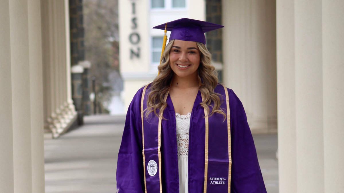 JMUSoftball's tweet photo. Congrats to our 2022 Graduates who walked today!

Your future is bright!

#GoDukes https://t.co/0JNz5qvrfY