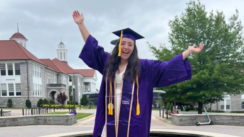 JMUSoftball's tweet photo. Congrats to our 2022 Graduates who walked today!

Your future is bright!

#GoDukes https://t.co/0JNz5qvrfY