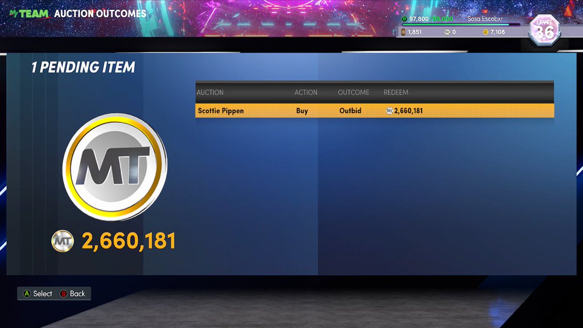 Rip to whoever bid and left their game