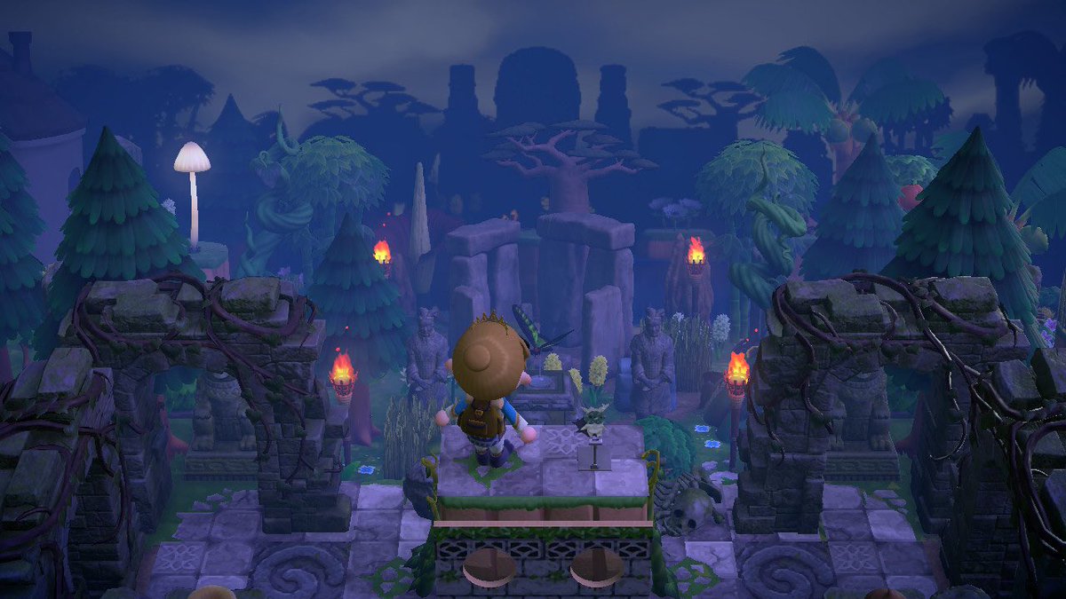 StanglassACNH's tweet photo. Zelda researching some of the ancient ruins of Skyloft 📚📜 #zeldacore #zelda #ACNH #BOTW https://t.co/nCjygRSovK