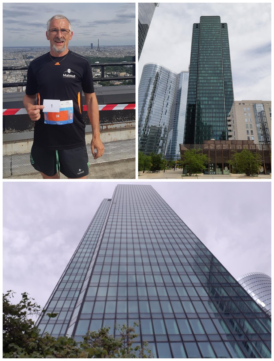 OstynOlivier's tweet photo. #vertigo #courseverticale #parisladefense @courbevoie #hautsdeseine . Au terme d'un effort de 6'40" j'ai atteint le sommet de la #tourcb21 sous les couleurs @Matmut . Une 7ème place dans cette course, de 42 étages enfermé dans un escalier. #népourbouger #sportsanté #teamrdp https://t.co/WVmICJkDis
