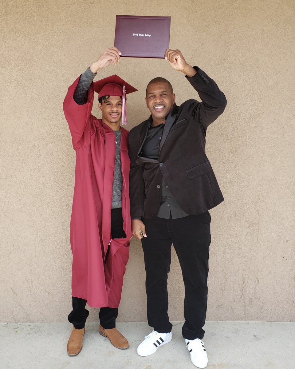 North Idaho College Graduate 🎓- We did it Dad 💪🏾