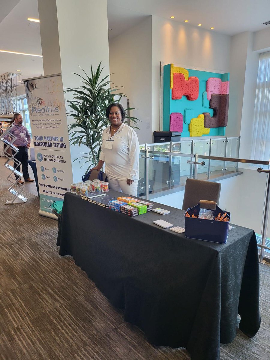 Rona Ash, business development specialist, represented Reditus at our booth at the Indiana Academy of Dermatology Spring Meeting today in Indianapolis. Ash spoke with attendees about Reditus' testing, including #PCR testing for nail and #wound. #dermatology #IADSpring2022
