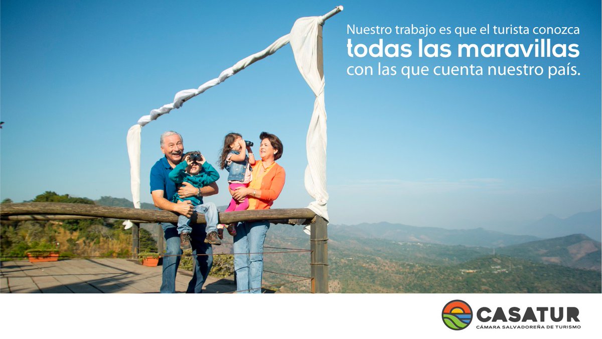 CASATUR_SV's tweet photo. 📌 Nuestro trabajo es que el turista conozca todas las
maravillas con las que cuenta nuestro país.
#CASATUR https://t.co/5bliI4mpEQ