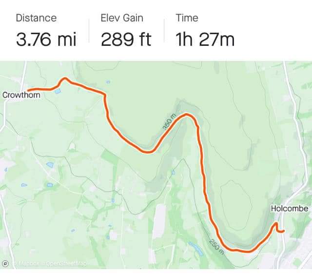 The most beautiful evening for a gentle group hike, all 3 sections out together. Lucky to live with this on our doorsteps #scouting #hike