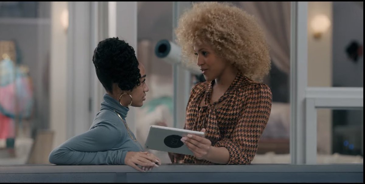 Elyce_Angel's tweet photo. Kira and Liv’s sisterhood was so great to witness. It was great to see them helping each other out than being at odds. @isthiswallee and I loved this scene and see why Robyn did too. #Sneakerella https://t.co/82zcJ7Jmnj