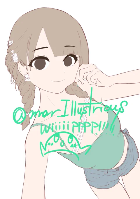色トレス苦手の民なので最初から線画の色を薄くする作戦で行きます 