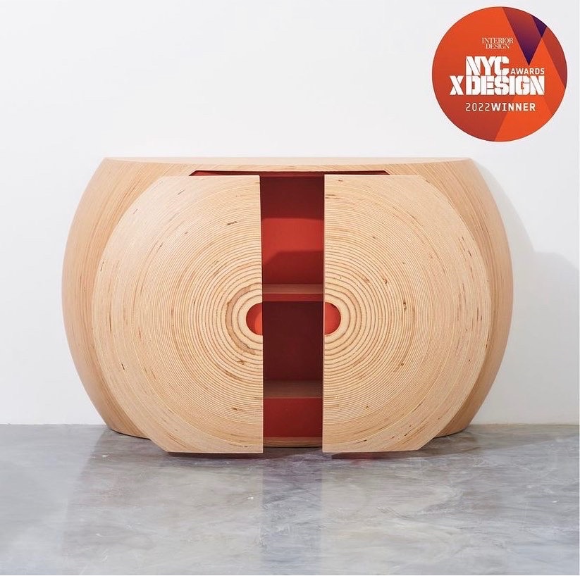 novitapr's tweet photo. We are so thrilled to share our client’s products that have won this week's @NYCxDESIGN Awards! Congrats! 

@timburllc’s Stack Bubble Credenza
Turf’s Arbor Ceiling Baffle 
@poltronafrau’s The Anniversary Limited Edition Archibald by Felipe Pantone 
@humanscale’s Path https://t.co/HXBP1kqzwu