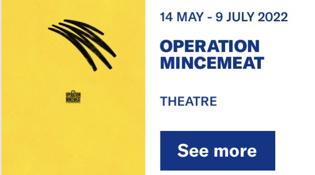 Portland Place Music (@ppsmusicdept) on Twitter photo Personal message from Mr Hill: Go see Operation Mincemeat (the musical). Possibly the best one I have seen for a long while!!! <a href="/RiversideLondon/">Riverside Studios</a> Personal message from Mr Hill: Go see Operation Mincemeat (the musical). Possibly the best one I have seen for a long while!!! <a href="/RiversideLondon/">Riverside Studios</a>