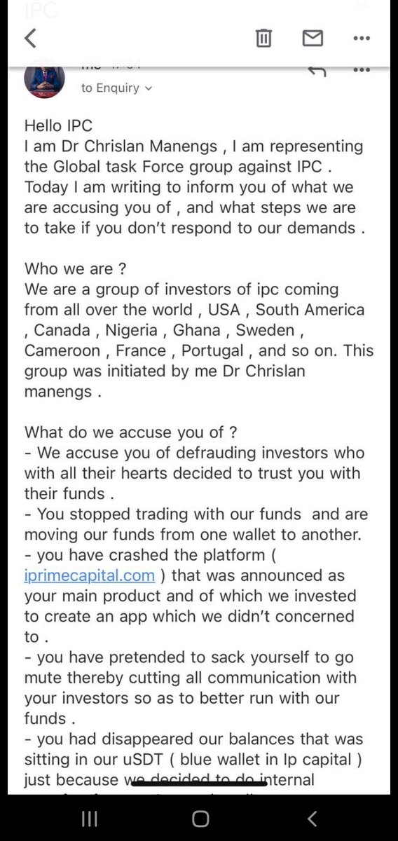 IPC GLOBAL TASK FORCE tweet media