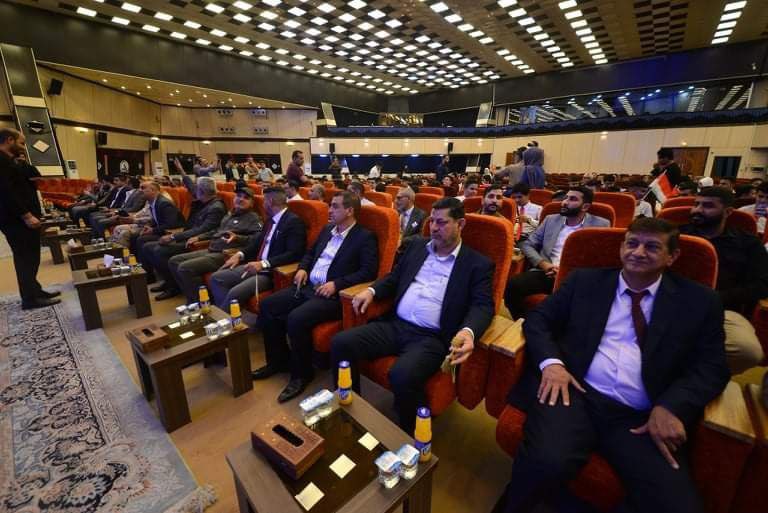 warmediateam's tweet photo. #Graduation ceremony of the first class of high school students (Martyr Abu Mahdi #AlMuhandis) for the distinguished, which is held by Ministry of Education / Al-Karkh Third in cooperation with the #Popular_Mobilization_Committee -the Directorate of Public Media.
#War_Media_Team https://t.co/q74mpjUizF