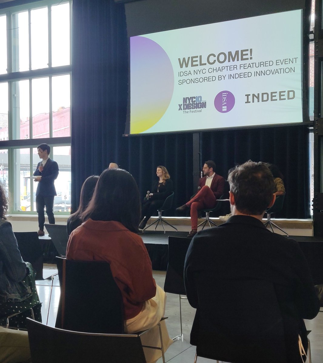 agulosso's tweet image. First @idsanyc event after 2 years! I&apos;ve been waiting for this a lot!  #NYC10xDesign
