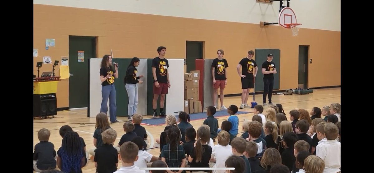 Awesome day with the kids at Aspen Academy today! They got to see what our robot along with what robotics is all about.