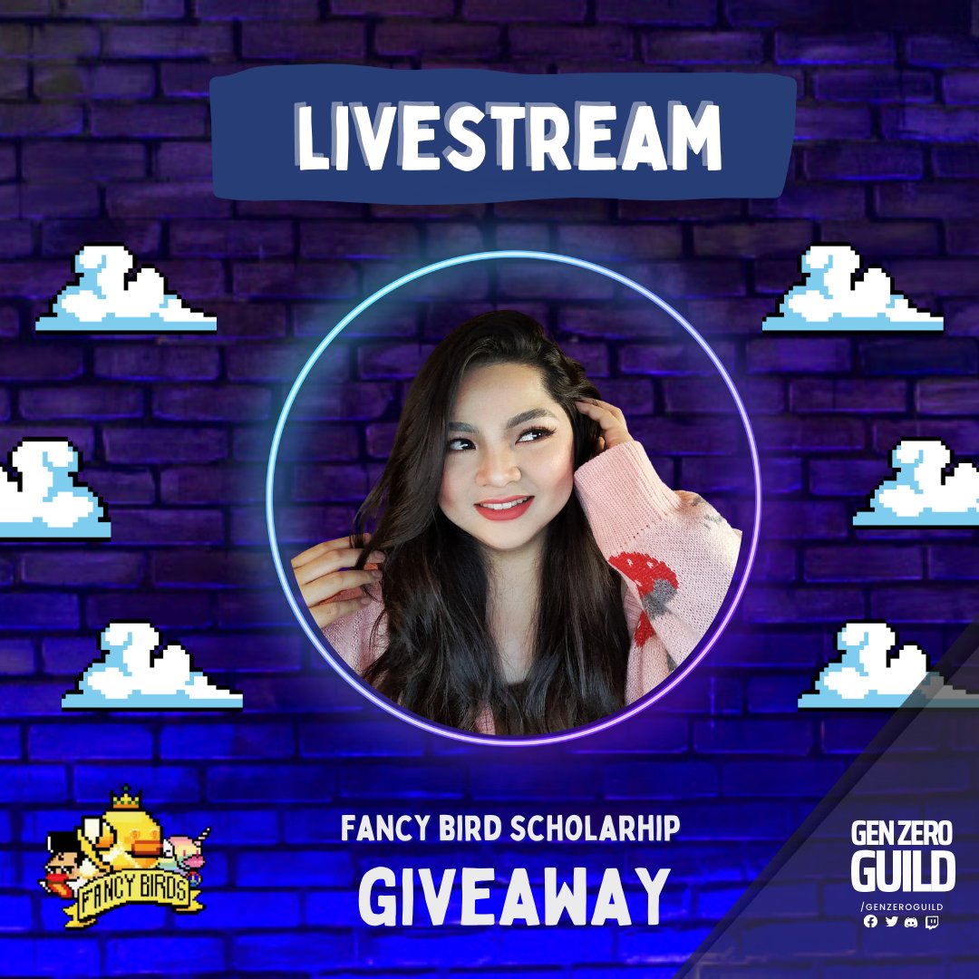 genzeroguild's tweet photo. Did you miss the last @Fancybirdsio stream? We have more for you! 

Game time and let’s get ready to FLY, Join us on Facebook Live 12pm PHT and get a chance to win a Fancy bird Scholarship!!  

Less than 2hrs to go!

https://t.co/uonZ6VaKBd https://t.co/i9zwUuLNXo