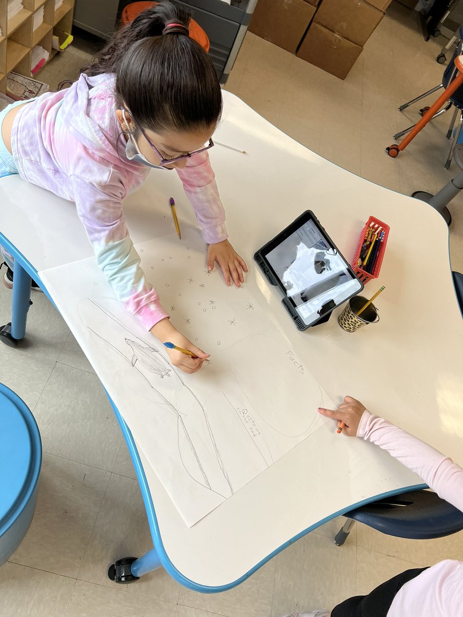2nd graders are “building a beast…” they are creating their very own animal and deciding what type of habitat it lives in, what kind of climate it lives in, predators and prey and SO much more!!!! Stay tuned for the final product!🥰