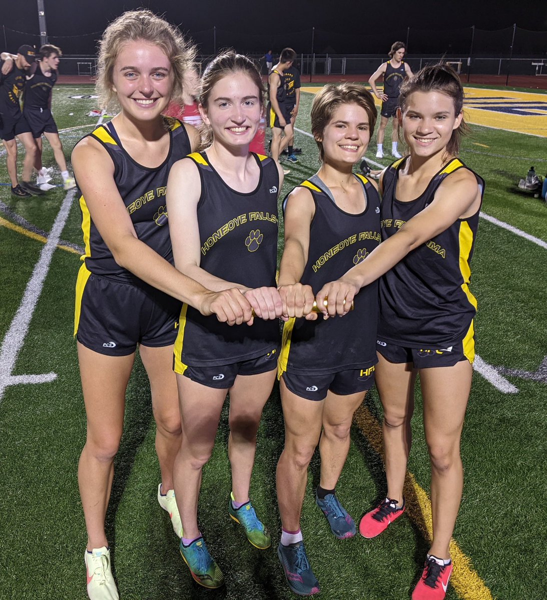 Girls 4x4 runs to a season’s best!
