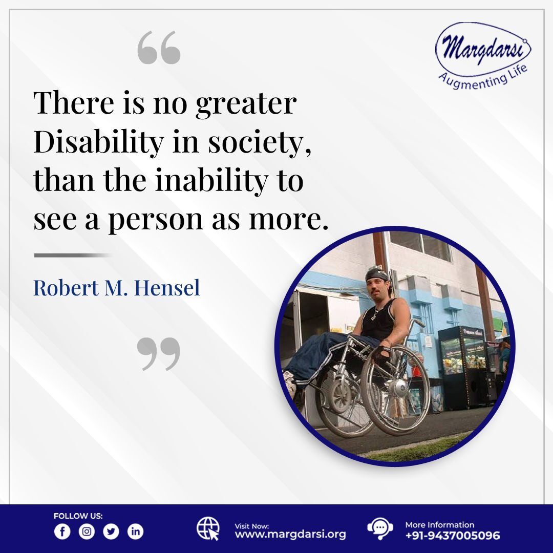 margdarsi_india's tweet image. Inspiration of the Day 

#margdarsifoundation #disabilityhelp #differentlyabled #disability #inspirationoftheday #saturdaymotivation #disabledindividual #peoplewithdisability #physicaldisability #intellectualdisability #quoteoftheday #learningdisability #autism