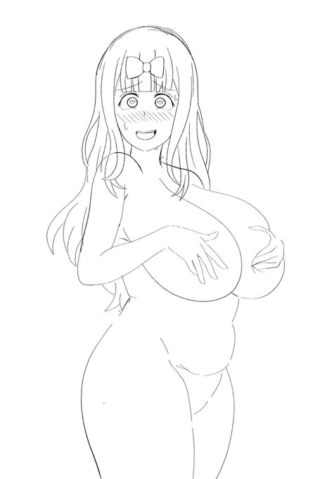 デカ乳のだらしない身体描きたいので今週末は書紀ちゃん描きます👊 