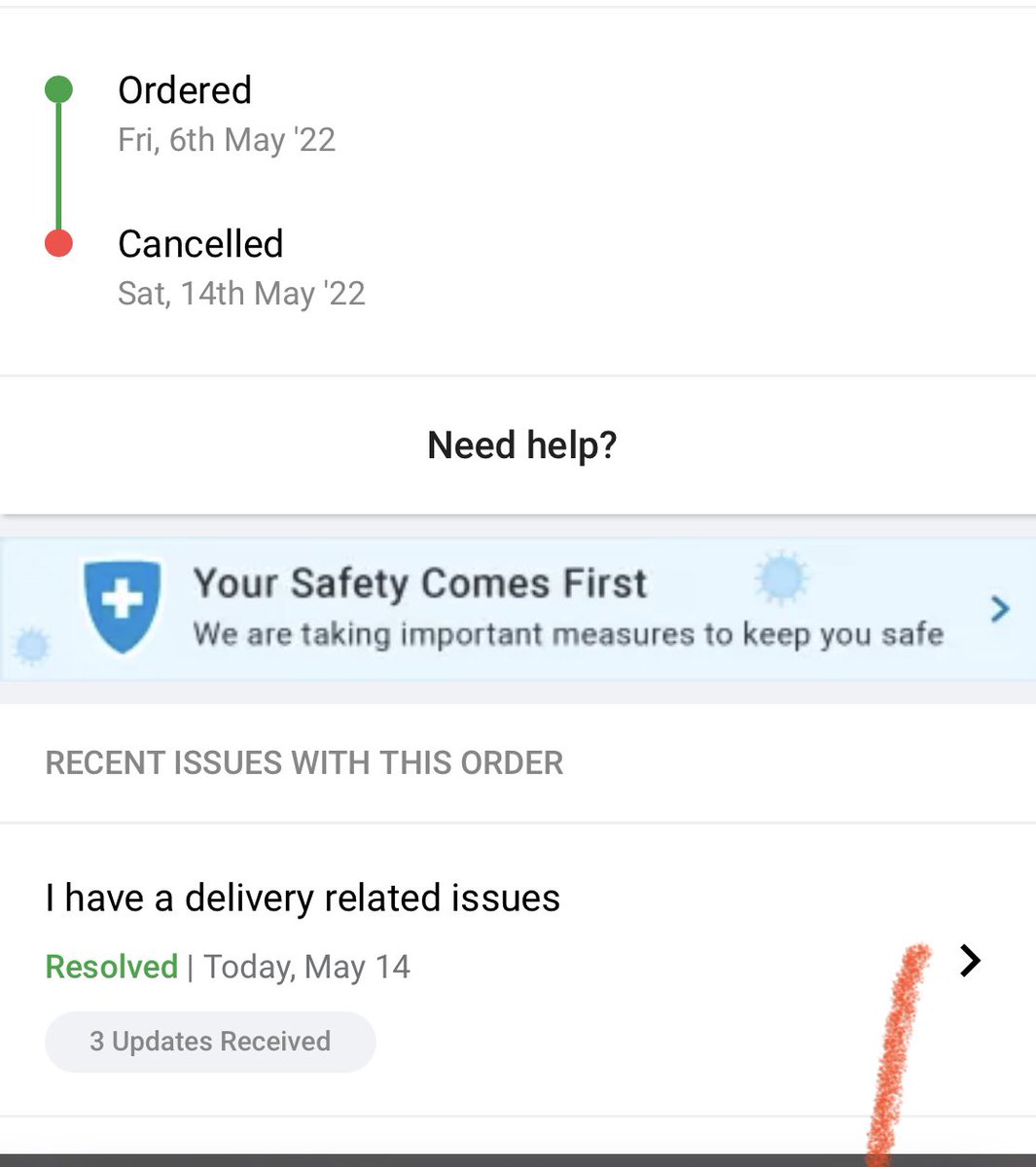 iam_shimon's tweet photo. Thanks for making me wait ! Finally , cancelled!!  Worst experience @Flipkart  @_Kalyan_K https://t.co/GTLXEZVPKh