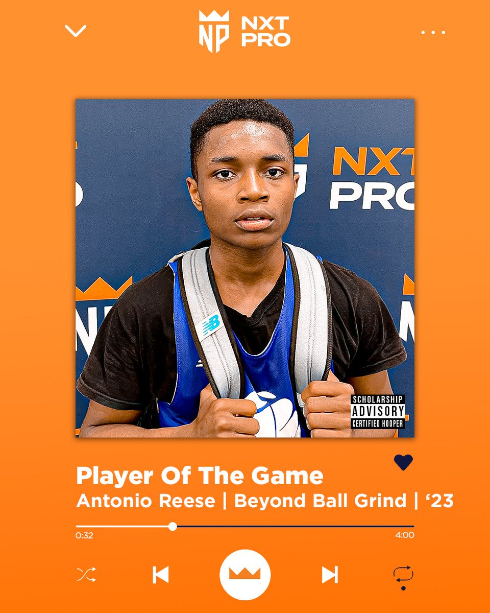 🚨Player of the Game🚨

Antonio Reese
2023 G
Beyond Ball Grind 

<a href="/breadwinner230/">Antonio🐐🧙🏾‍♂️</a>
@waybeyondball
#NXTPRO