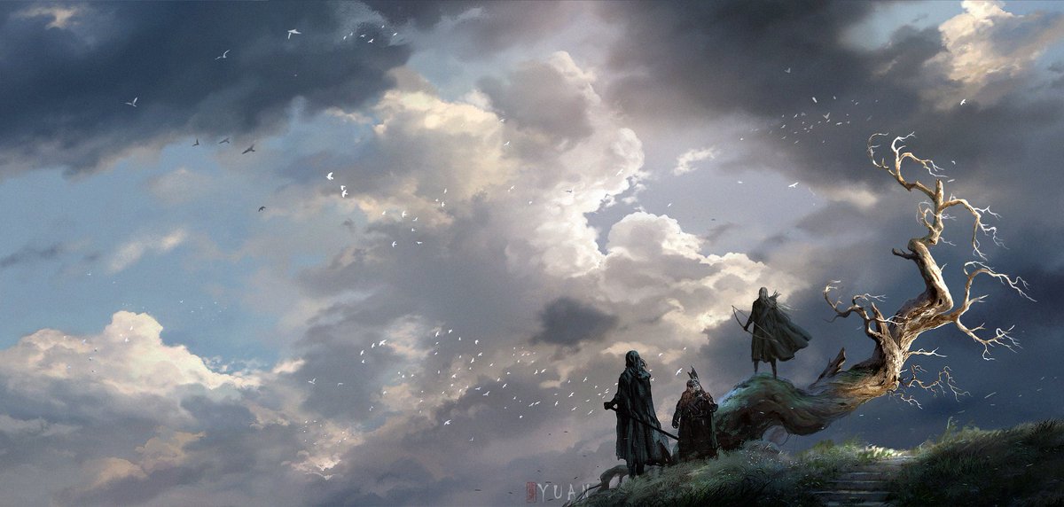 #FANART  #TheLordoftheRings 护戒三人小队