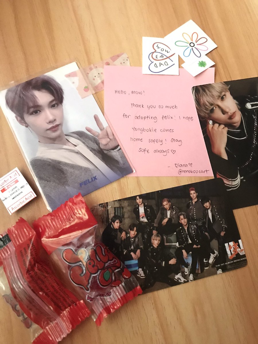 ffccart's tweet photo. #binilinimo from @hanakoocart 📦💖

felix came home na po! thank you so much~ ty din po sa pag ssponsor ng vitamins ahhaha and sa cutie freebies 🤍🫶🏼 https://t.co/d9IJx1bu3c