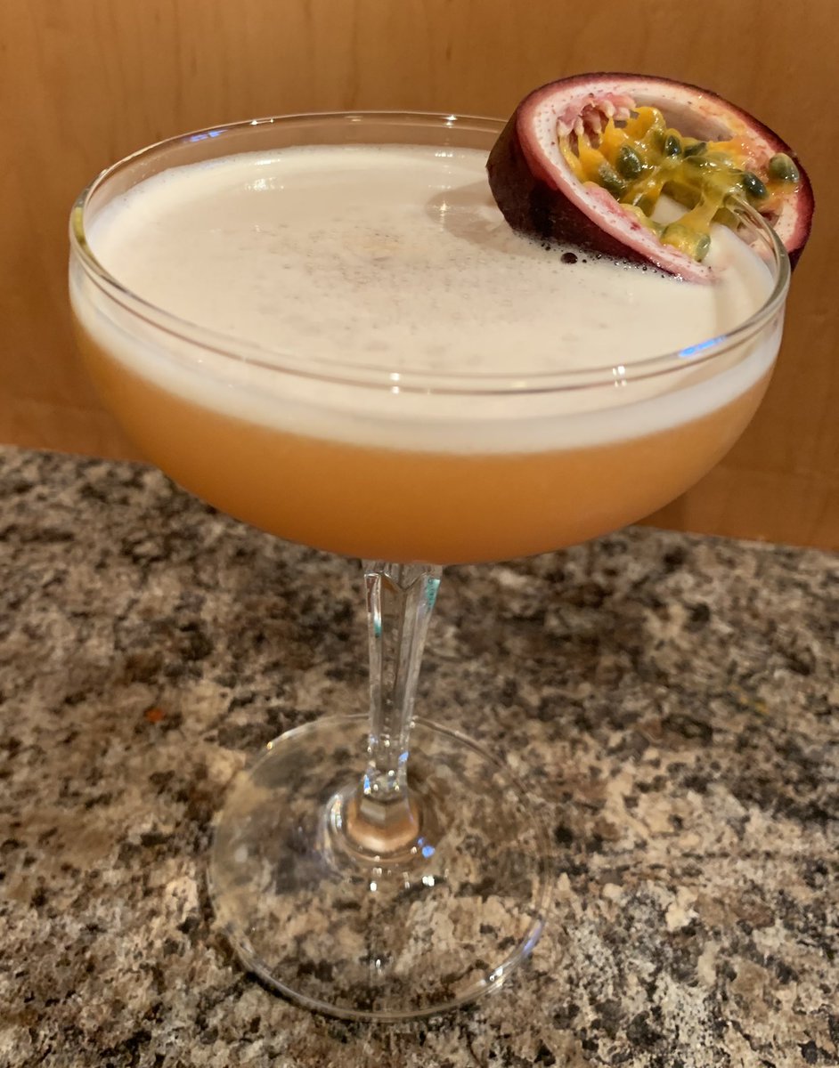 IAmCarlJensen's tweet photo. Cheers fr Casa Jensen, on the menu this evening, the classic #WhiskySour & the latest iteration of my custom #cocktail, the #SourPassion! The SP is getting close…#bartenderintraining…#cocktails! https://t.co/SFkTzwRm3b