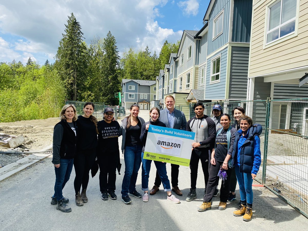 Shout out to <a href="/BradleyVis/">Brad Vis</a> and the awesome crew at <a href="/amazonca/">Amazon Canada</a> for joining us at the Mission build site today! 🏠