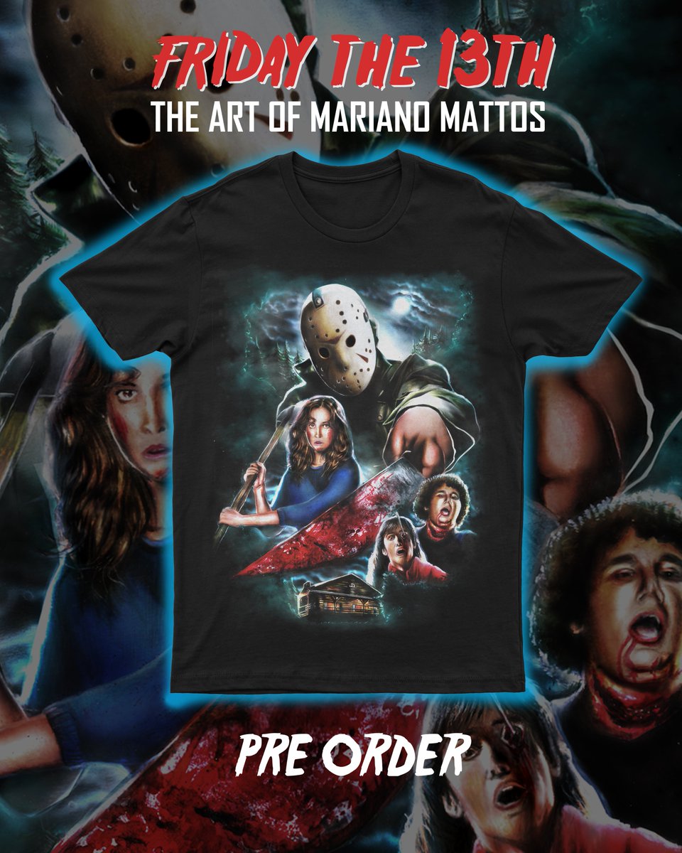 MarianoMattos2's tweet photo. Ki, ki, ki, ...ma, ma, ma.... Great Day to Add this New Design On Pre Order Today. https://t.co/Kmyhv1RVQo
.
.
#fridaythe13th #jasonvoorhees #crystallake #tshirtdesign #poster #posterart #horrormo https://t.co/2GL5lYyndU