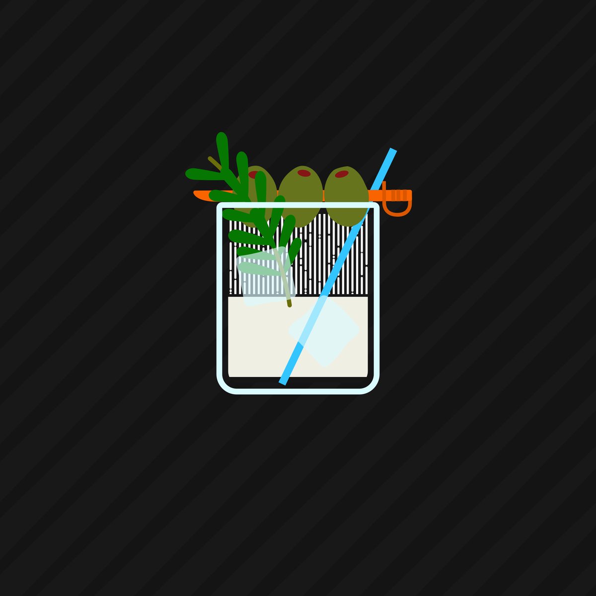 Cocktail Club #98

Iced Out Trickster Grog

In a shaker filled w/ice, mix 1 part Vodka, 1 part Simple Syrup. Serve in a Low Ball glass w/Ice Cubes &amp; a Straw. Garnish the cocktail w/ an Olive Sword &amp; a Rosemary Sprig.

Order your drink today at 
coolcocktailclub.io

#NFTs