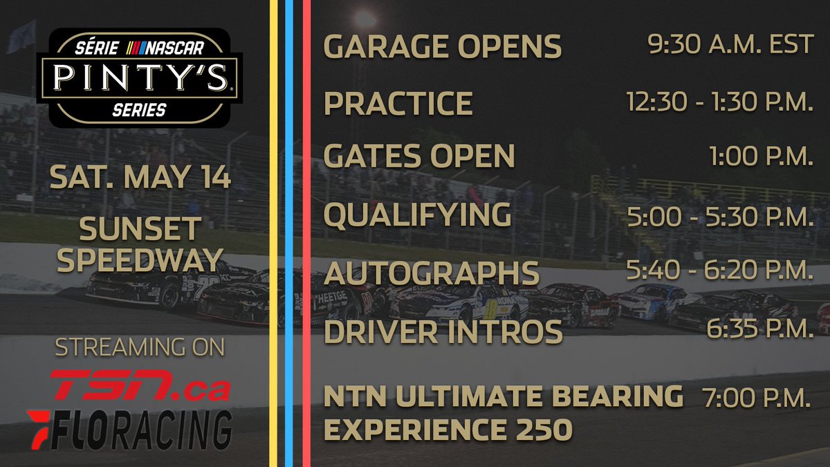 NASCARCanada_'s tweet photo. Get ready‼️ The 2022 season starts in 24hrs 😍

RACE INFO 👉 https://t.co/sHoJcRWnMr

#NASCARPintys | #NTNUltimateBearing250 https://t.co/BkgEwhMY8c