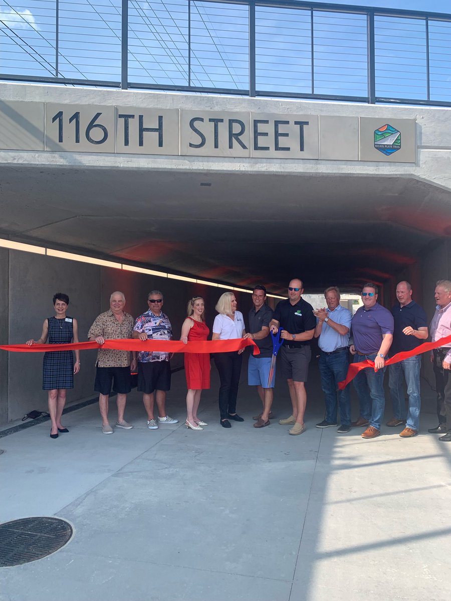 Six years since the idea was hatched. So proud to cut the ribbon and kick off the next chapter of Fishers with our Nickel Plate Trail!!!!!!