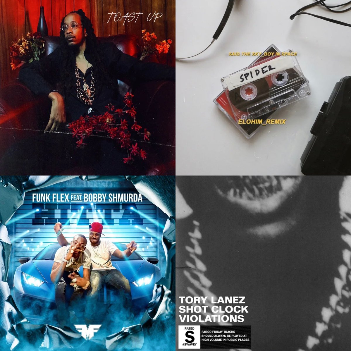 #NewMusicFriday
Create Music Group

Featuring: <a href="/DBBantino/">DB Bantino</a> -
“Toast Up”

<a href="/funkflex/">Funk Flex !!!!!</a> <a href="/ItsBobbyShmurda/">Days Till Bobby’s Free</a> -
“Hitta”

<a href="/torylanez/">Tory Lanez</a> - “Shot Clock Violations”

<a href="/SaidTheSky/">Said The Sky</a> <a href="/boyinspace/">Boy In Space</a> <a href="/elohimmusic/">ELOHIM</a> - “Spider” (Elohim Remix)

Click the link below for more!

instagram.com/p/Cdg9z1UJhCJ/…